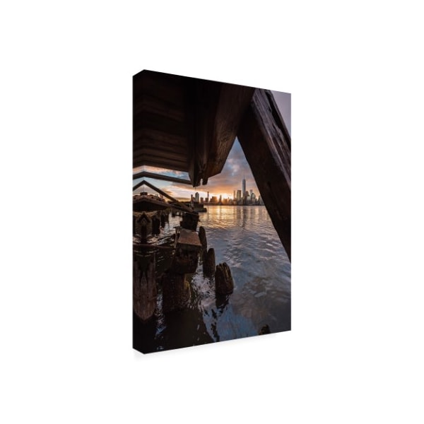 Bruce Getty 'Under The Pier New York' Canvas Art,22x32